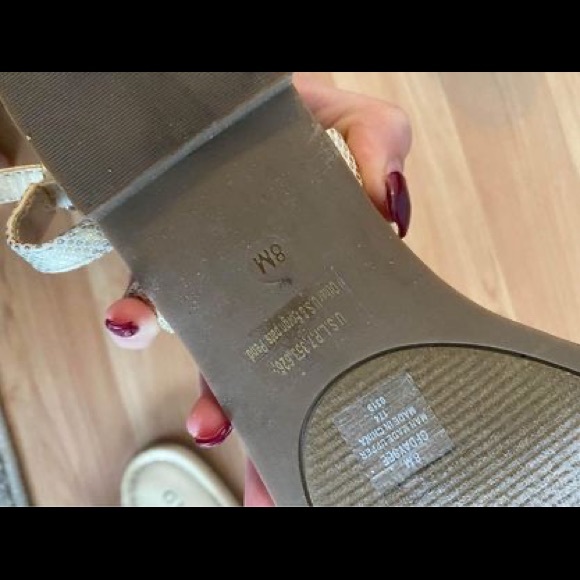 Gold Flat Sandal - Picture 2 of 2